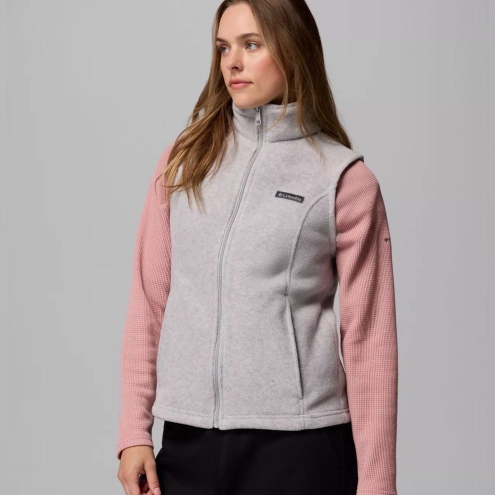 Gray Columbia Fleece Vest - Picture 4 of 10